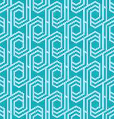 Seamless abstract chevron with hexagons pattern -vector eps8