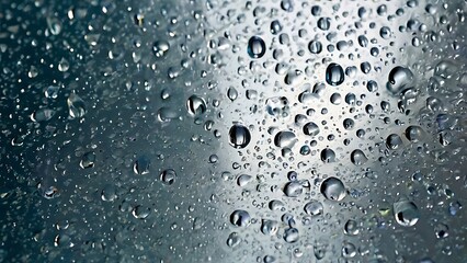 Fototapeta premium water drops on glass