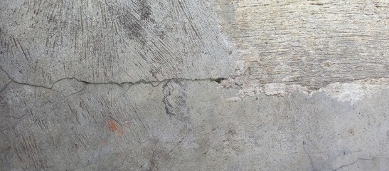 Cracked and Textured Concrete Surface with Grungy Details