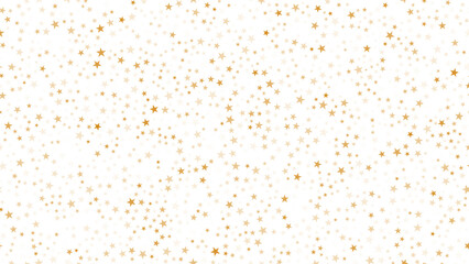 Golden pattern background with stars. Halftone gold stars isolated. Vector illustration.