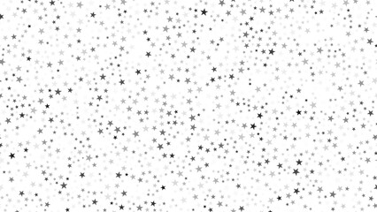 Black pattern background with black stars. Halftone black stars isolated. Vector illustration.