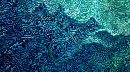 Abstract Wavy Pattern with Gradient Colors