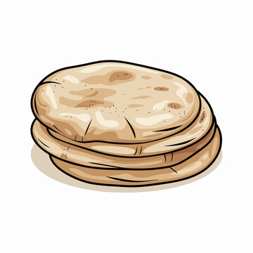 Stack of Pita Breads &ndash; Classic Middle Eastern Flatbread