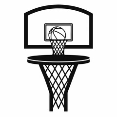 basketball hoop and net