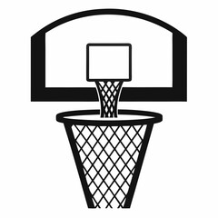 vector illustration of a silhouette of a glass