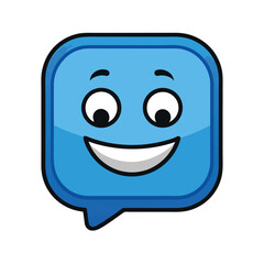 Fototapeta premium Chat Icon (white background)