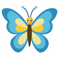 Simple Butterfly Vector Illustration