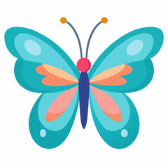 Simple Butterfly Vector Illustration