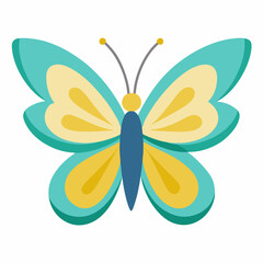 Simple Butterfly Vector Illustration