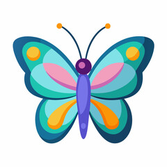 Simple Butterfly Vector Illustration