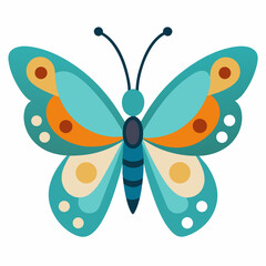 Simple Butterfly Vector Illustration