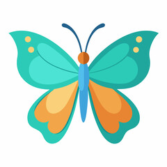 Simple Butterfly Vector Illustration