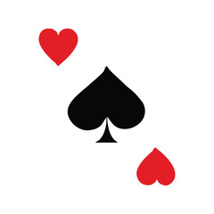 Playing Cards Vector Illustration – Poker Game Deck, Casino Suit Icons, Gambling Entertainment Clipart