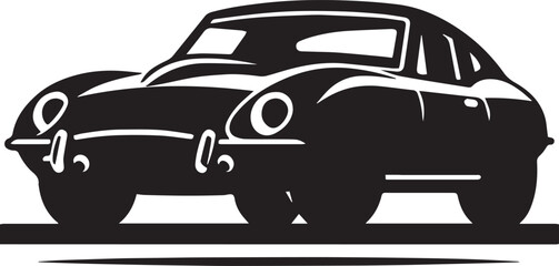  Car silhouette design on white background. car illustration