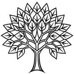 Minimalist Tree Branch Symmetry