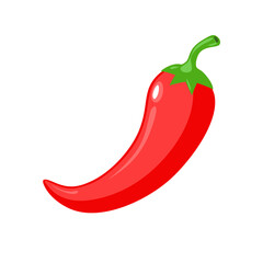 Red Chili Pepper Clipart – Spicy Vegetable Illustration for Recipe Cards, Food Labels, Kitchen Art & Hot Sauce Designs