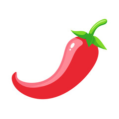 Red Chili Pepper Clipart – Spicy Vegetable Illustration for Recipe Cards, Food Labels, Kitchen Art & Hot Sauce Designs