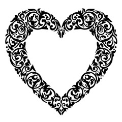 heart shape made of flowers