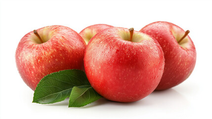 Apples isolated on white background 