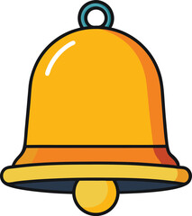 Naklejka premium Bell Icon (white background)