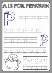 A-Z Tracing Workbook For Kids