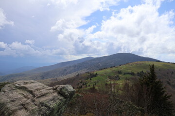 Rugged landscape in the Appalachian Mountains.
