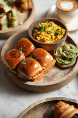 baked potatoes with herbs