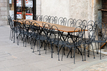 street cafe in the city