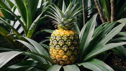 pineapple on the vine