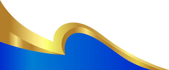 royal blue gold border vector design for traditional Thai border ornament, cultural frame or vintage decoration