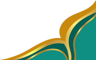 turquoise peak thai accent vector design for traditional Thai border ornament, cultural frame or vintage decoration