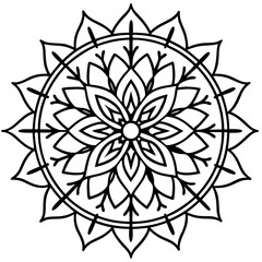 Sacred Tree of Life Mandala Vector