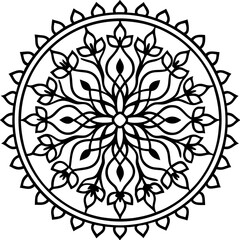 Sacred Tree of Life Mandala Vector