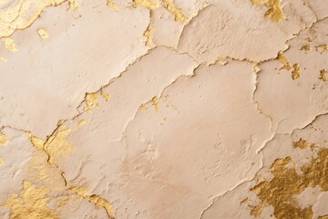 Naklejka premium Elegant Beige Marble Texture with Gold Veins – Luxury Abstract Background
