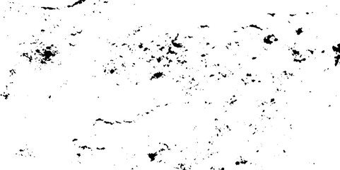 Black and white noise paper dust. Distressed Dirty rough overlay texture. Black grunge texture on transparent backdrop background. Scratches on a white background.