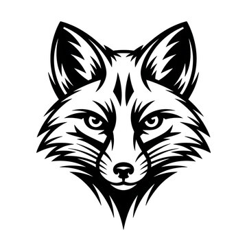 vector illustration of a fox
