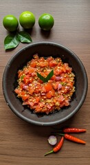 Dabu-Dabu Sambal – Colorful Spicy Tomato Relish from North Sulawesi