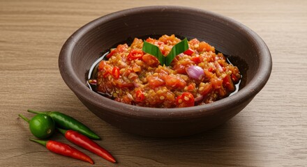 Dabu-Dabu Sambal – Colorful Spicy Tomato Relish from North Sulawesi