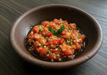 Dabu-Dabu Sambal – Colorful Spicy Tomato Relish from North Sulawesi