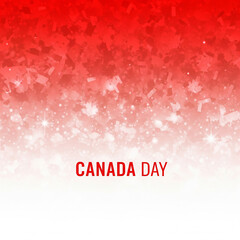 Fototapeta premium gradient background for canada day holiday, Isolated on white Background.