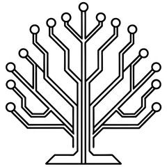 Tech Tree Vector Design