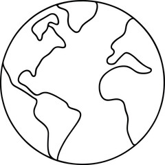 World Globe SVG Cut Files for Cricut & Silhouette