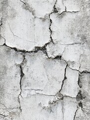 Obraz premium Seamless cracked concrete texture for architectural design and backgrounds
