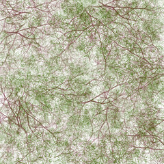 seamless patterns of twigs with leaves background. Made in eps
