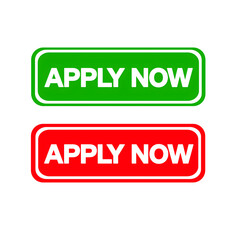 Apply now button sign illustration
