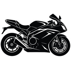 kawasaki ninga bike vector sihouette