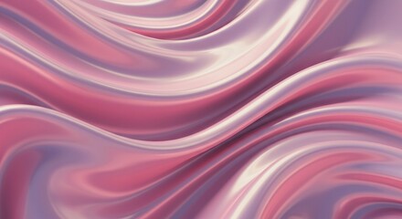 Obraz premium Abstract Iridescent Fabric Drape with Soft Shadows