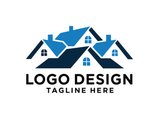 House Roof Icon Logo for Realtors and Real Estate Marketing
