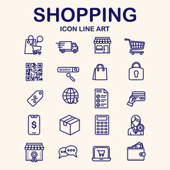 business and finance icons set