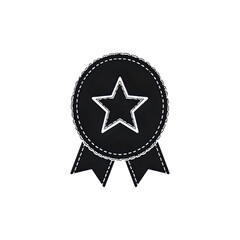 Award Badge Icon: Achievement Medal with Star Graphic